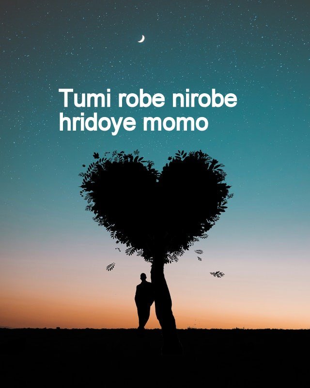 tumi robe nirobe lyrics